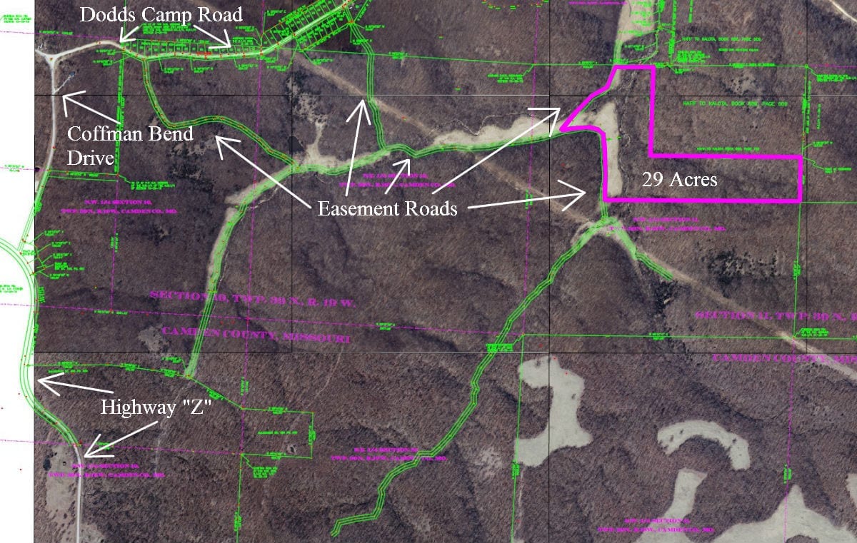 29 acres with fresh water spring Inc.
