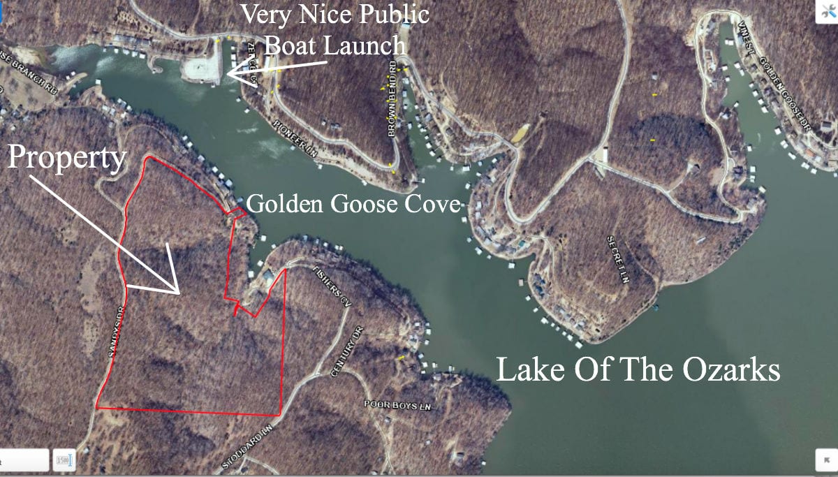 41 Acres with Lake Frontage on the Lake of the Ozarks - Must See