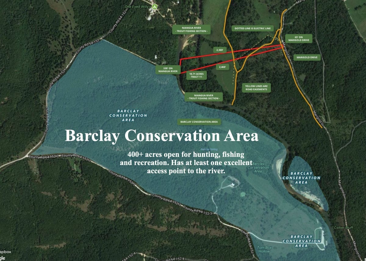 10.71 Acres ON the Niangua River Tract 11 Riverside IDRN11 Inc.